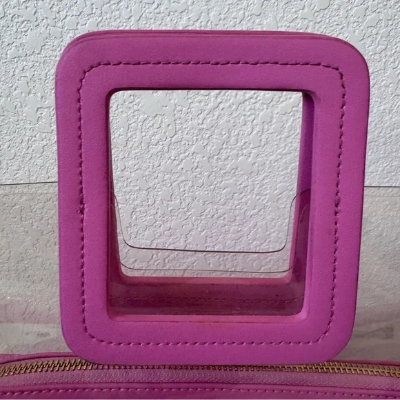 STAUD Shirley Pink PVC and Leather Bag - Picture 3 of 10